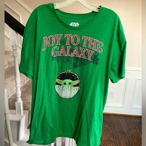 NWOT- Star Wars Green Holiday Tee